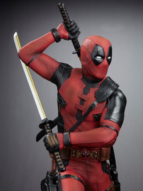 deadpool legacy replica deadpool statue ()