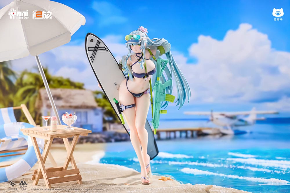 girls frontline exilium klukai cerulean breaker ver scale figure ()