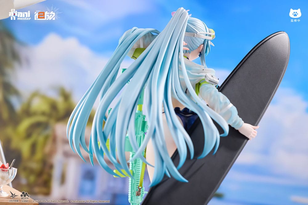 girls frontline exilium klukai cerulean breaker ver scale figure ()