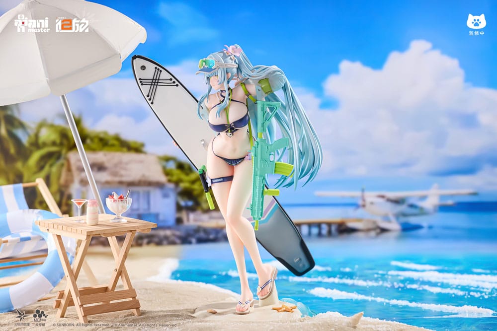 girls frontline exilium klukai cerulean breaker ver scale figure ()