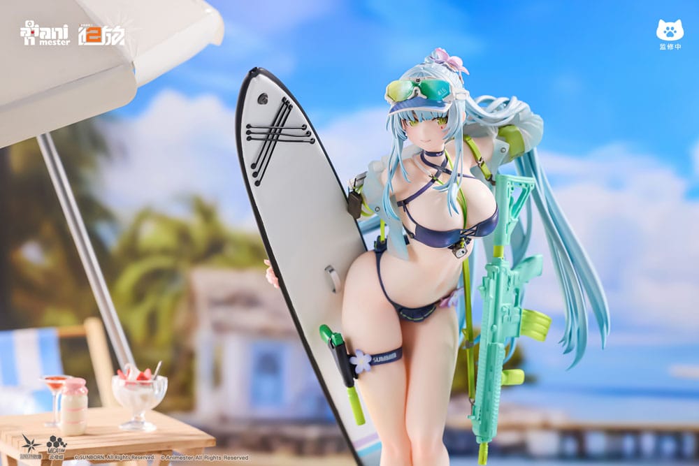 girls frontline exilium klukai cerulean breaker ver scale figure ()