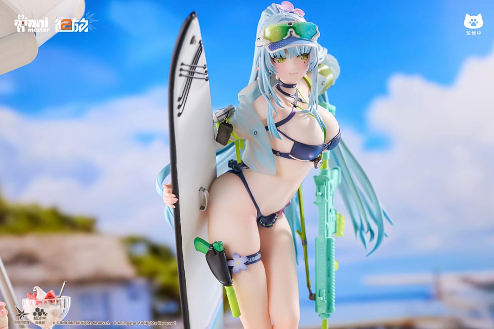 girls frontline exilium klukai cerulean breaker ver scale figure ()
