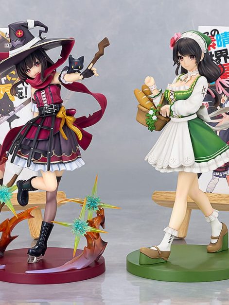 konosuba gods blessing on this wonderful world megumin light novel th anniversary ver scale figure ()