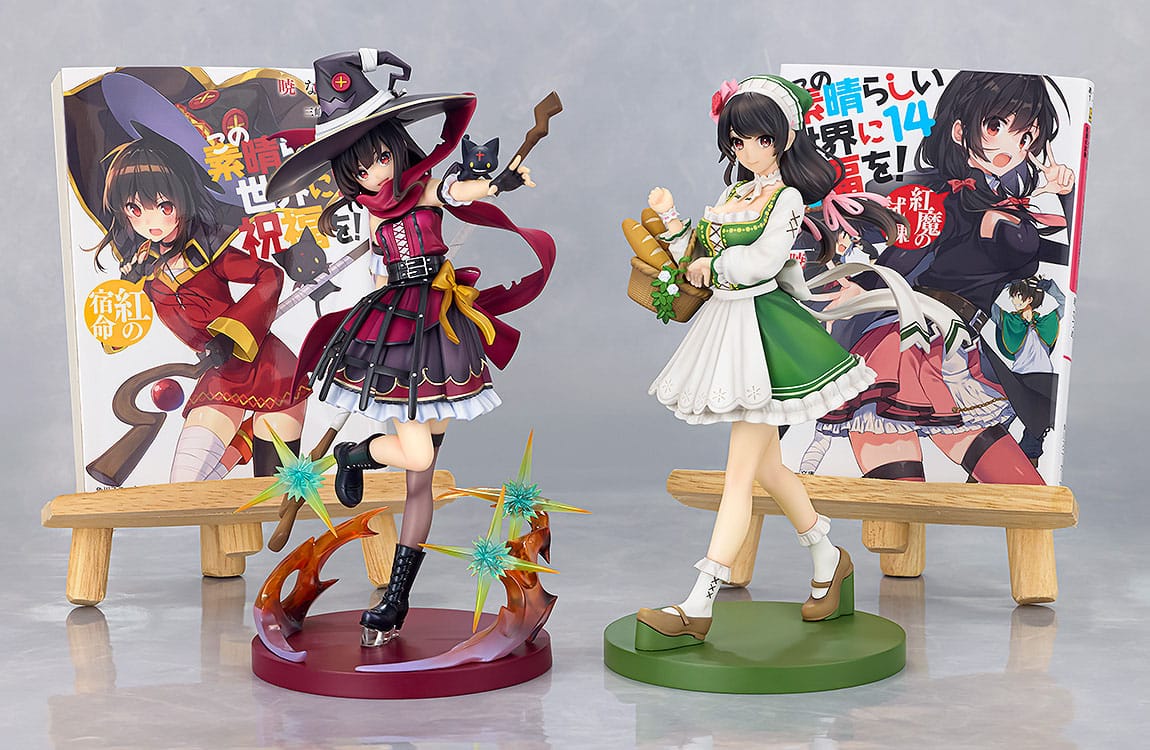 konosuba gods blessing on this wonderful world yunyun light novel th anniversary ver scale figure ()