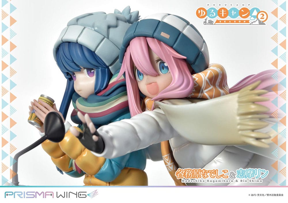 laid back camp prisma wing nadeshiko kagamihara rin shima scale figure ()