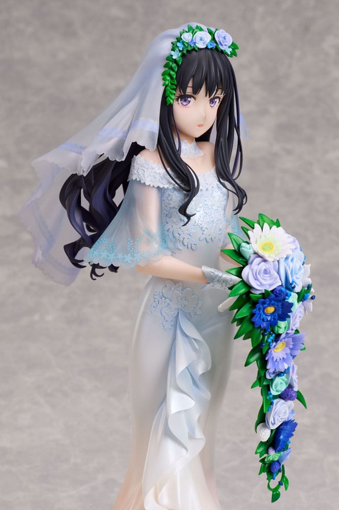 lycoris recoil takina inoue wedding dress ver scale figure ()