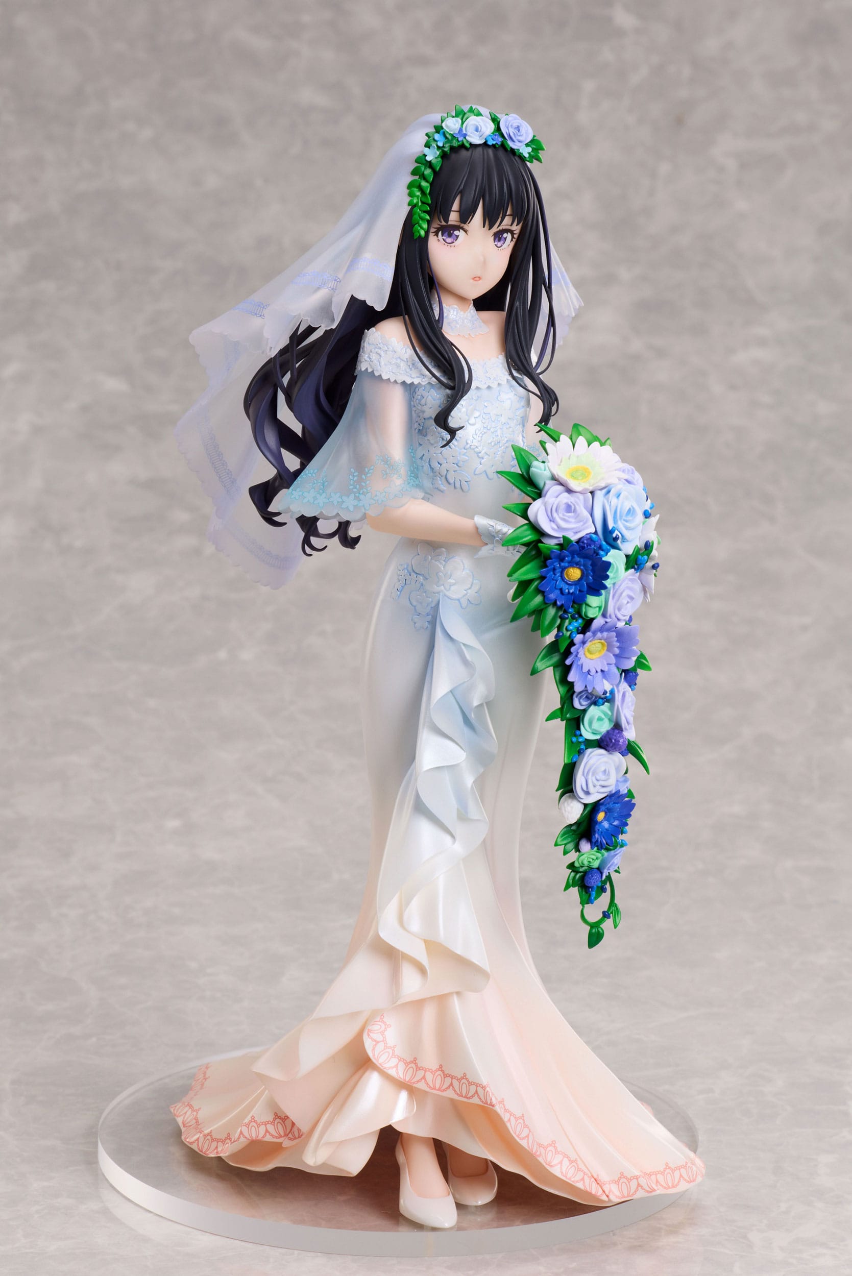 lycoris recoil takina inoue wedding dress ver scale figure main