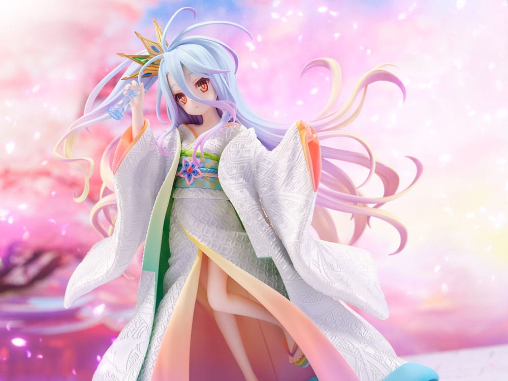 no game no life shiro shiromuku scale figure ()