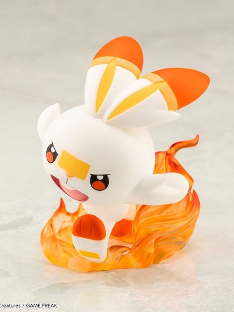 pokemon artfxj victor scorbunny scale figure ()
