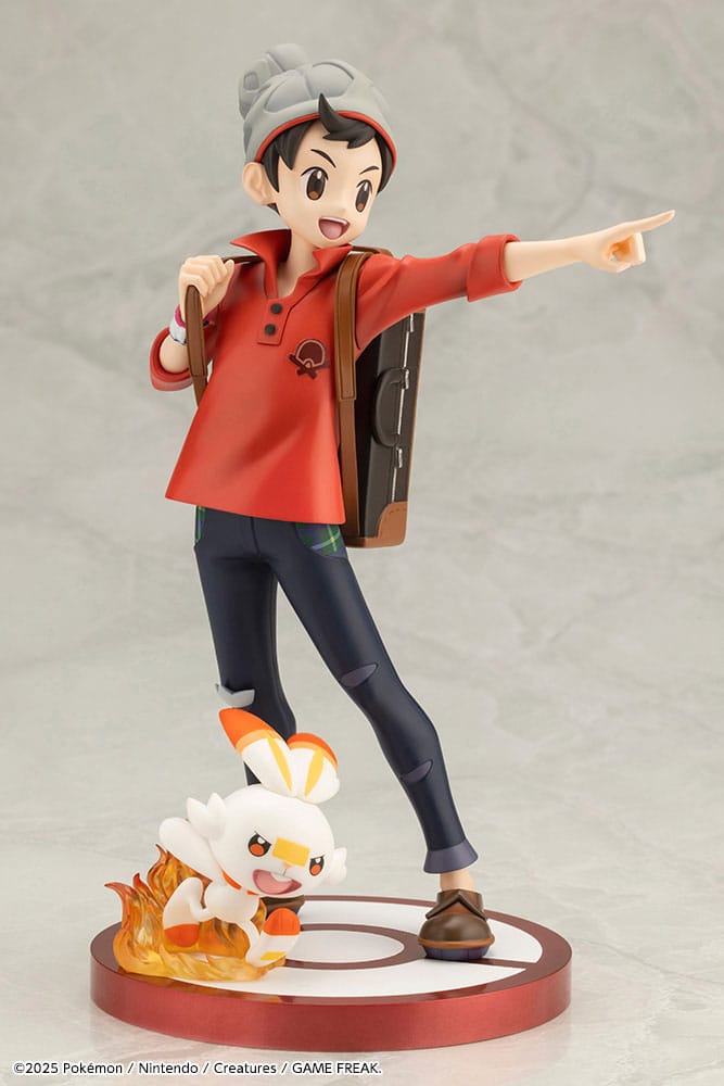 pokemon artfxj victor scorbunny scale figure main