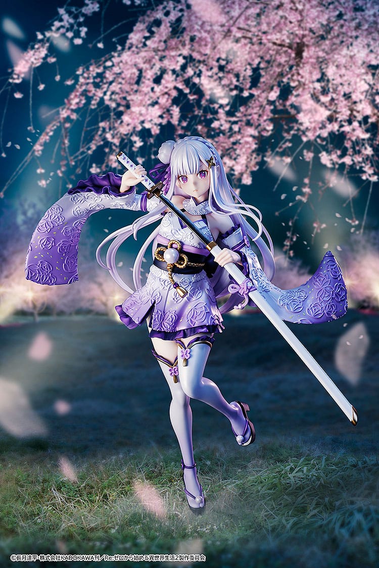 re zero starting life in another world emilia combat outfit ver scale figure main