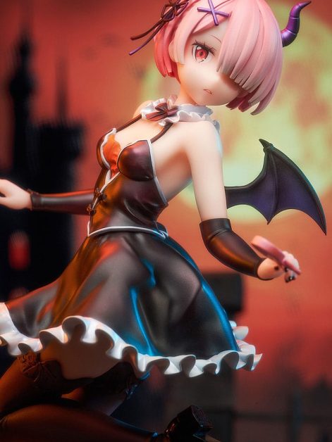 re zero starting life in another world ram phantom night wizard ver scale figure ()