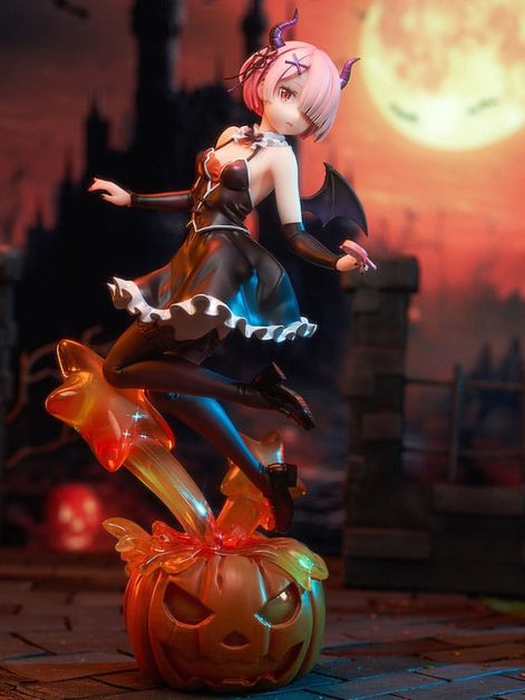 re zero starting life in another world ram phantom night wizard ver scale figure ()