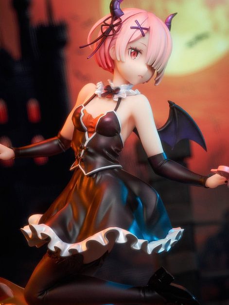 re zero starting life in another world ram phantom night wizard ver scale figure ()