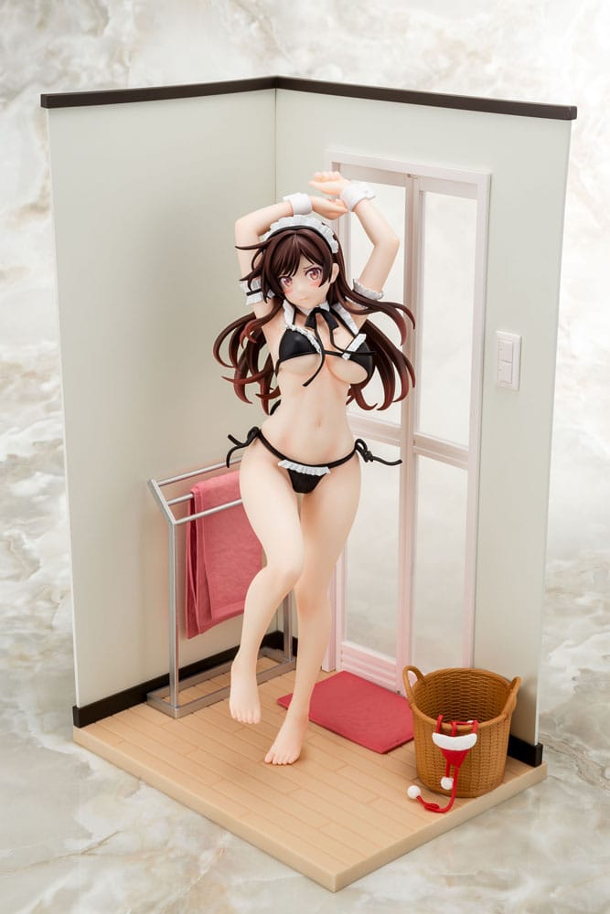 rent a girlfriend chizuru mizuhara maid bikini ni okigae ver scale figure ()