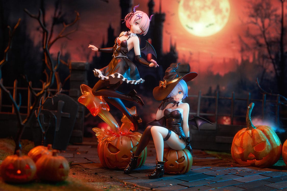 rezero starting life in another world rem phantom night wizard ver scale figure ()