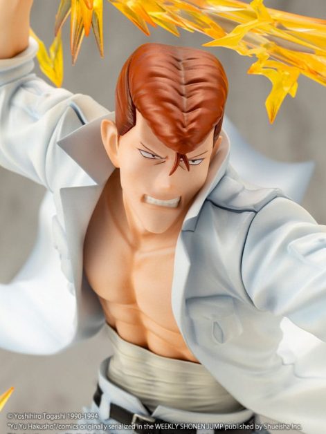 yu yu hakusho artfx j kazuma kuwabara ver scale figure ()