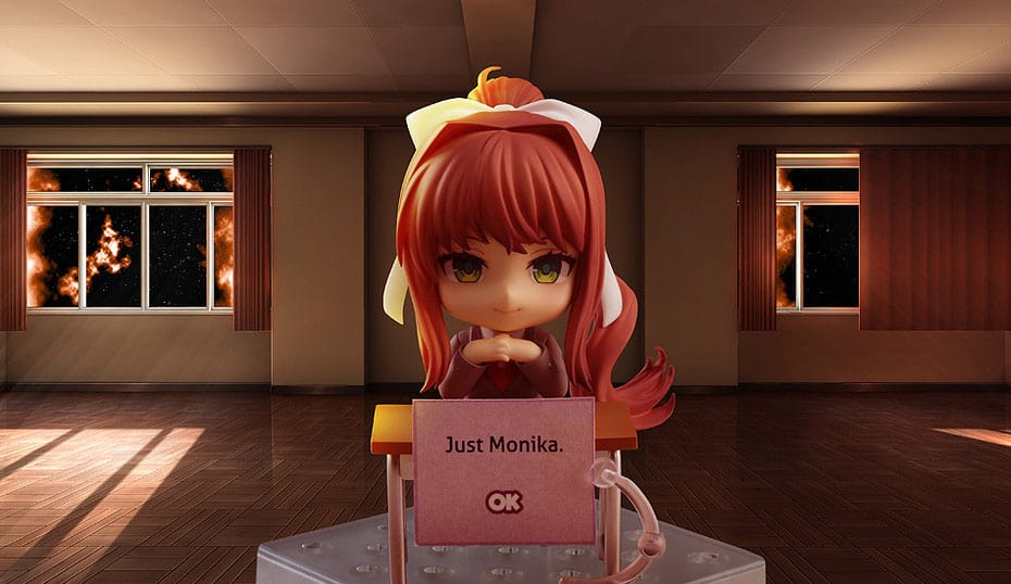 doki doki literature club monika nendoroid ()
