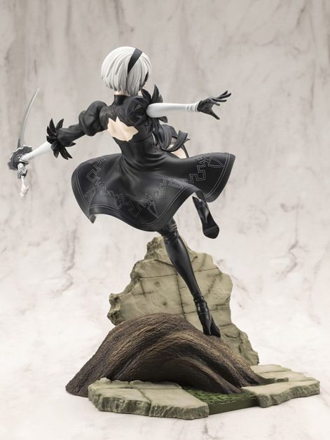 nier automata ver a artfx j no type b b scale figure ()