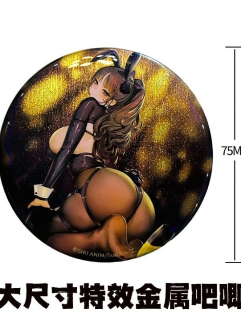sue illustration champagne and bunny girl rose white stocking ver scale figure ()