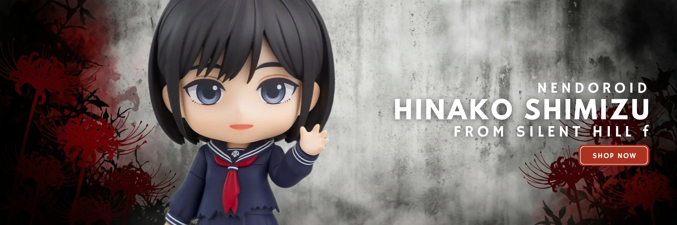 Silent Hill f Hinako Shimizu Nendoroid figure promotional web banner