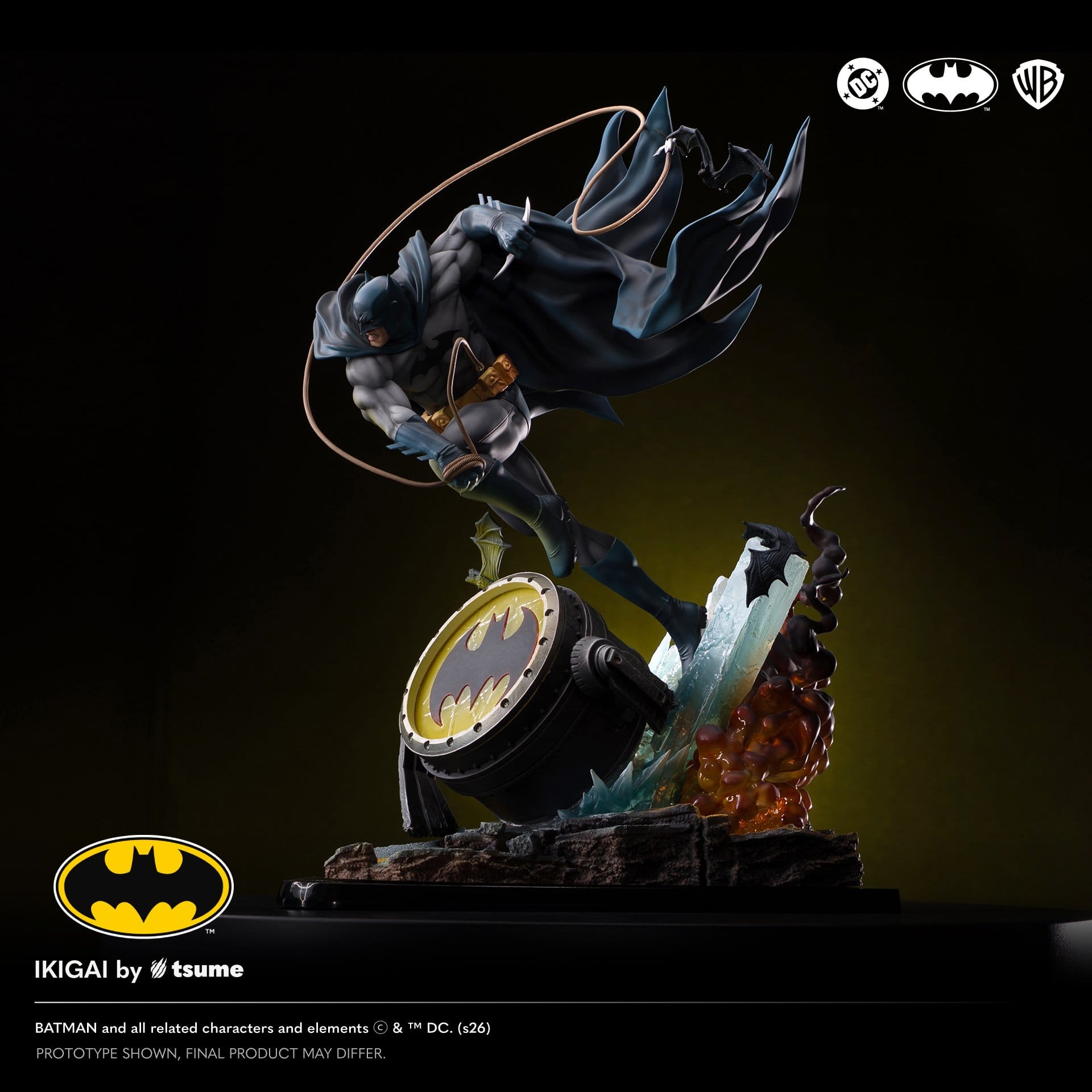 dc comics batman ikigai statue