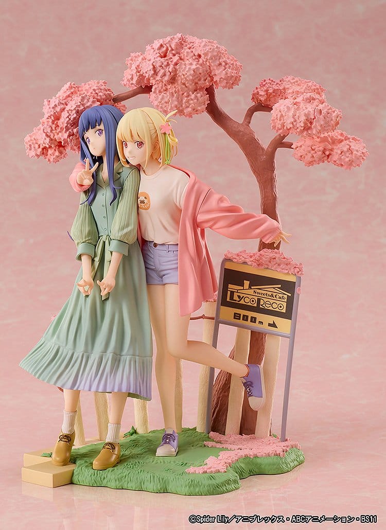 lycoris recoil chisato nishikigi and takina inoue spring ver