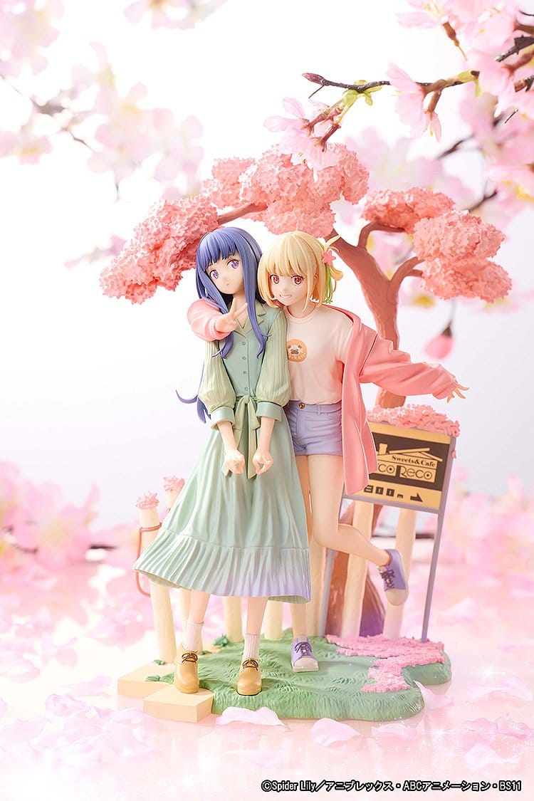 lycoris recoil chisato nishikigi and takina inoue spring ver