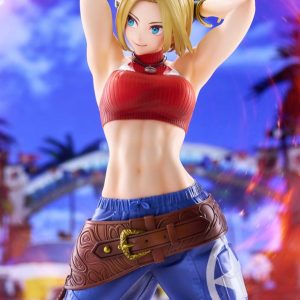 the king of fighters xv fighting girls collection blue mary scale figure
