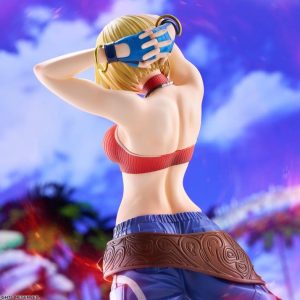 the king of fighters xv fighting girls collection blue mary scale figure