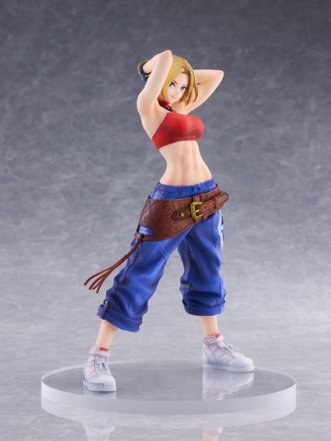 the king of fighters xv fighting girls collection blue mary scale figure