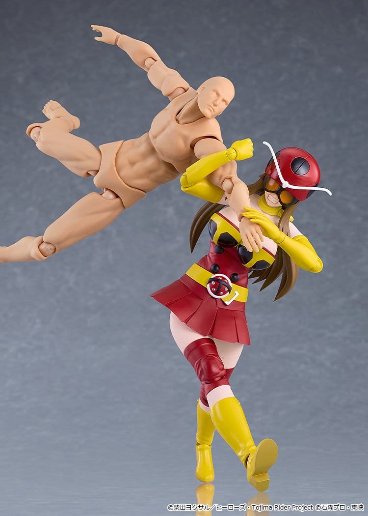 tojima wants to be a kamen rider yuriko okada electro wave human tackle ver figma ()