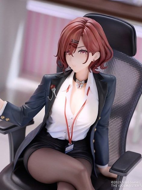 the idolmaster shiny colors x mahjong soul madoka higuchi effortless work ver scale figurel