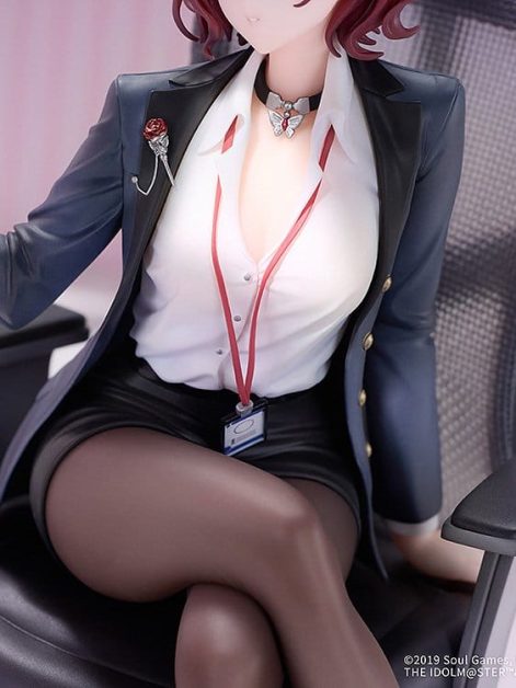 the idolmaster shiny colors x mahjong soul madoka higuchi effortless work ver scale figurel